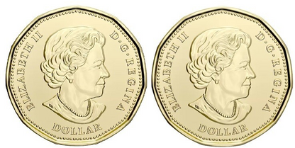 2020 Canada – $1 Loonie – United Nations Two coins set