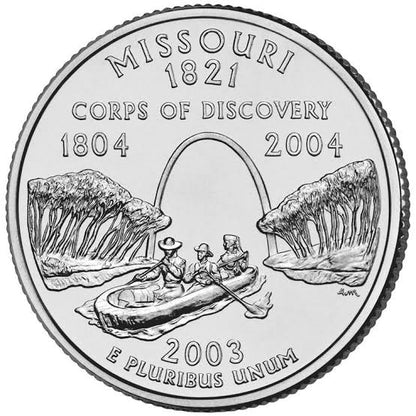 2003 USA  – Missouri State Quarter Dollar UNC coin