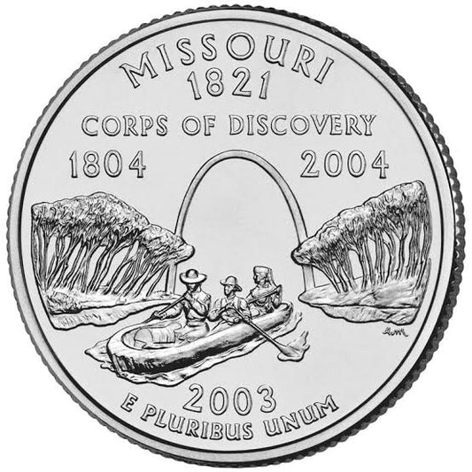 2003 USA  – Missouri State Quarter Dollar UNC coin
