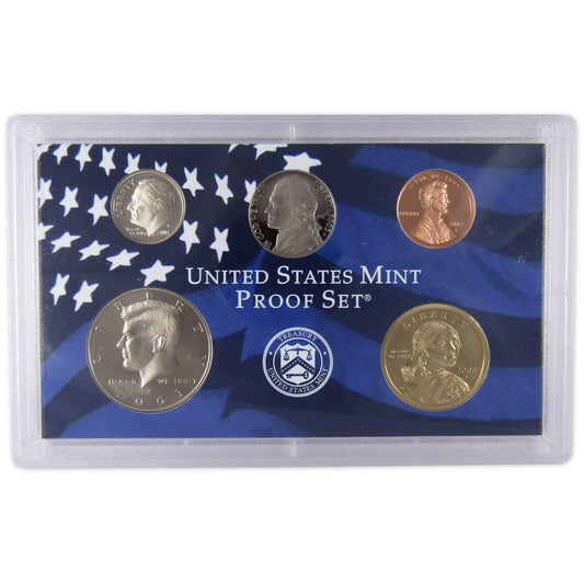 2003 USA - 10 Coins Mint Proof Set with COA