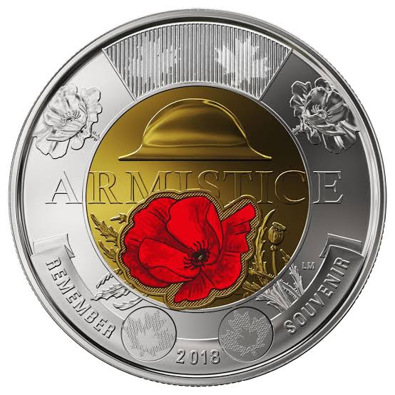 2018 Canada – $2 Toonie – Armistice