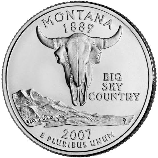 2007 USA – Montana State Quarter Dollar UNC coin