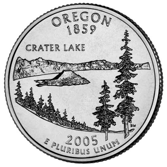 2005 USA – Oregon State Quarter Dollar UNC coin