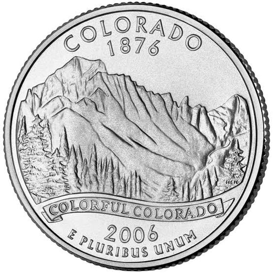 2006 USA – Colorado State Quarter Dollar UNC coin