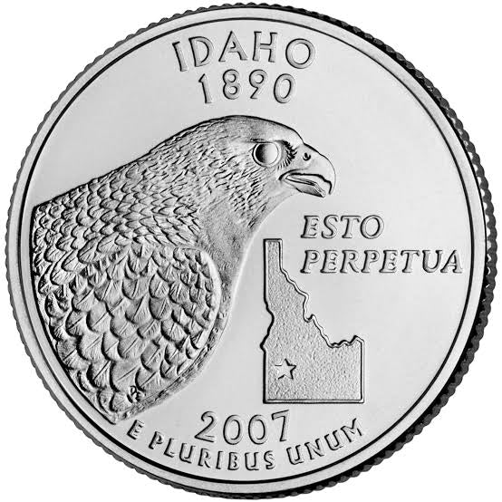 2007 USA – Idaho State Quarter Dollar UNC coin