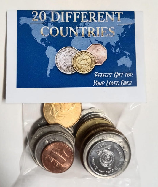 20 Different Countries – World Coin Collection