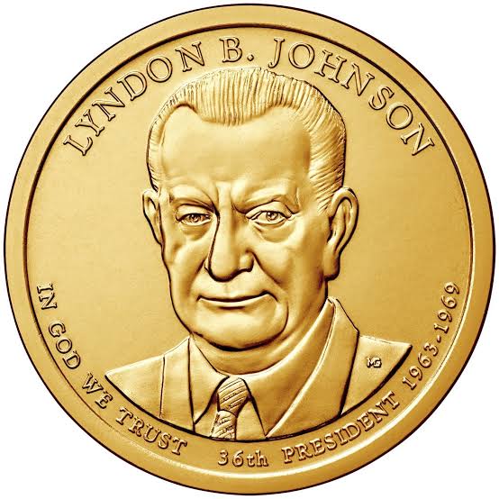 2015 USA -  Presidential $1 Coin – Lyndon B. Johnson