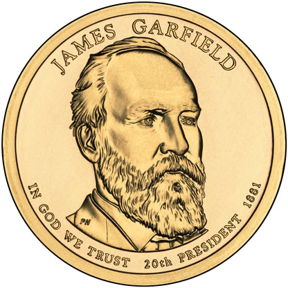 2011 USA -  Presidential Dollar Coin – James A. Garfield