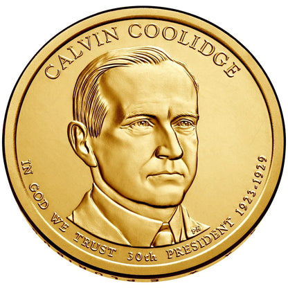 2014 USA -  Presidential Dollar Coin – Calvin Coolidge