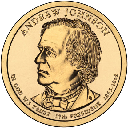 2011 USA -  Presidential Dollar Coin – Andrew Johnson