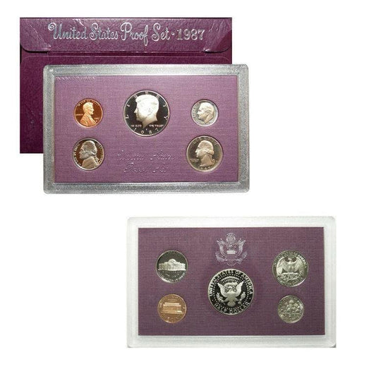 1987 USA - 5 Coins Mint Proof Set