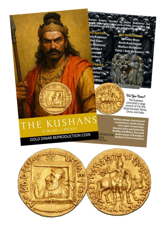 THE KUSHANS – GOLD DINAR Reproduction Coin