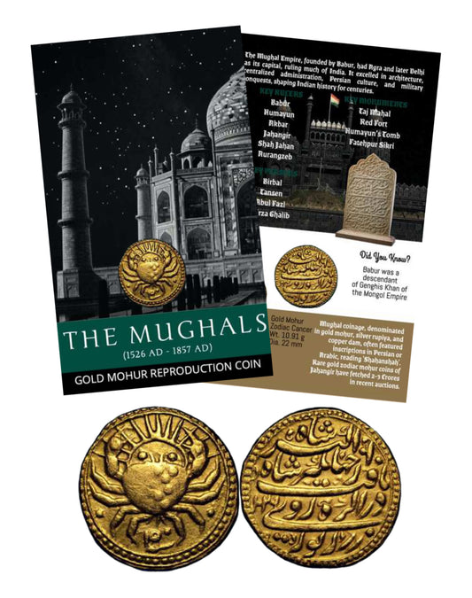 THE MUGHALS – GOLD MOHUR Reproduction Coin
