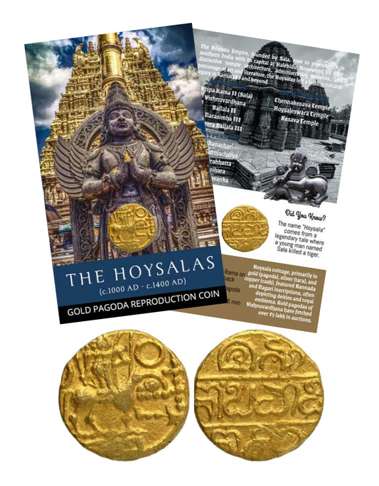 THE HOYSALAS – GOLD PAGODA Reproduction Coin