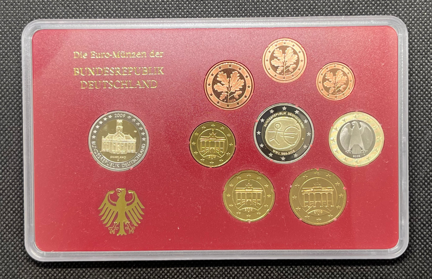 2009 Germany - 1c, 2c, 5c, 10c, 20c, 50c, €1, €2 - Euro Coin Set - Random Mint