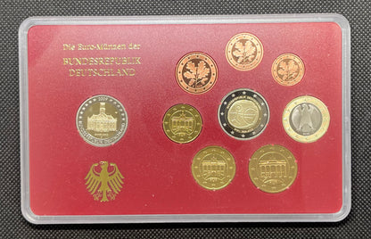 2009 Germany - 1c, 2c, 5c, 10c, 20c, 50c, €1, €2 - Euro Coin Set - Random Mint