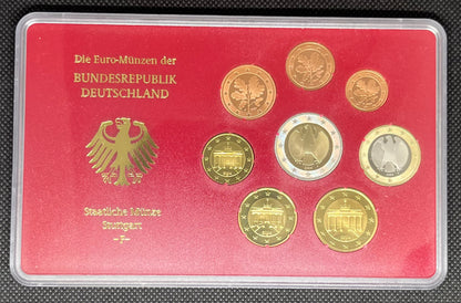 2004 Germany - 1c, 2c, 5c, 10c, 20c, 50c, €1, €2 - Euro Coin Set - Random Mint