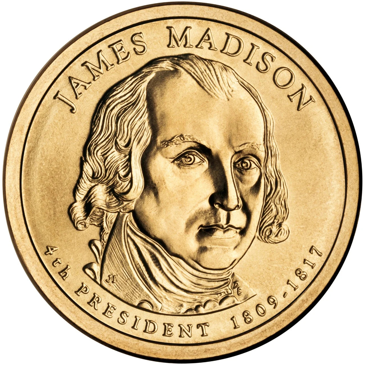 2007 USA -  Presidential Dollar Coin – James Madison
