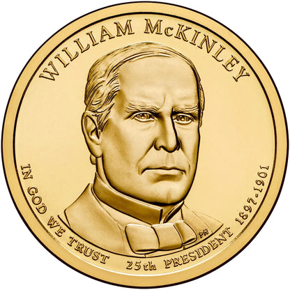 2013 USA -  Presidential Dollar Coin – William McKinley
