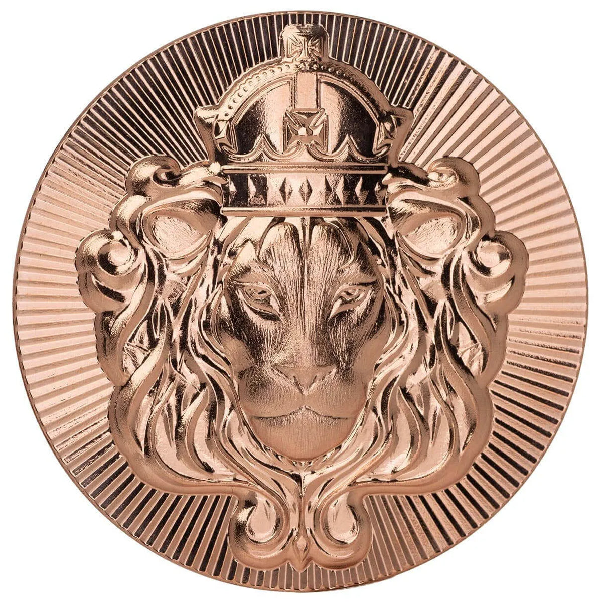 1 AVDP oz - Scottsdale Lion Stacker – Copper Round
