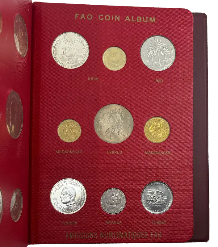 1960–1970 - FAO “Food for All” Coin Album – Emissions Numismatiques