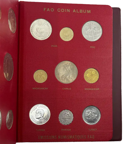 1960–1970 - FAO “Food for All” Coin Album – Emissions Numismatiques