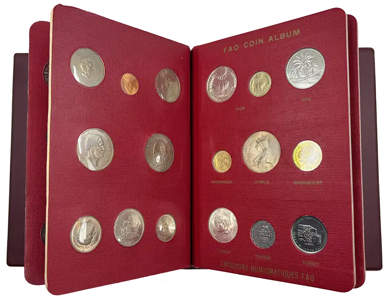 1960–1970 - FAO “Food for All” Coin Album – Emissions Numismatiques