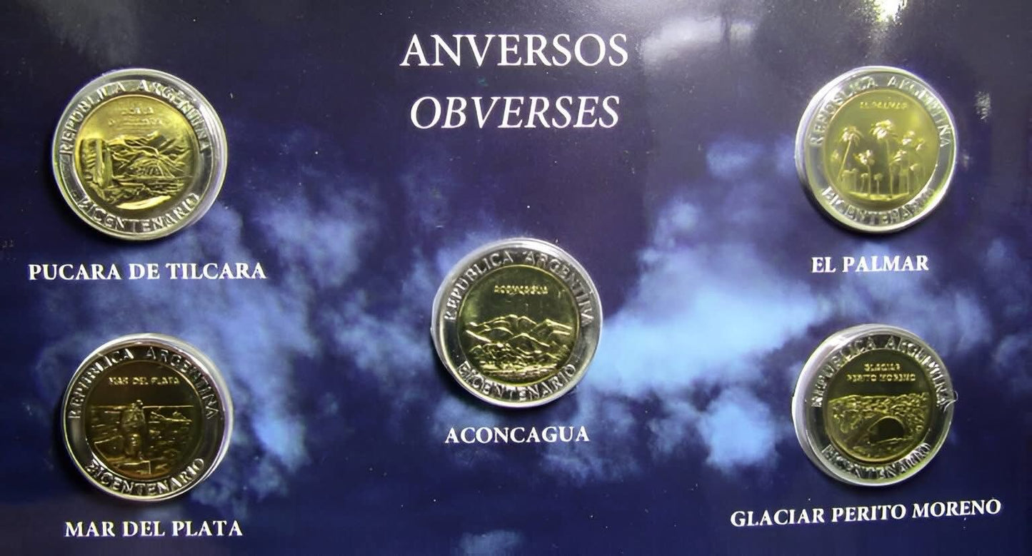 2010 Argentina - Bicentennial of the May Revolution – Blister Coin Set