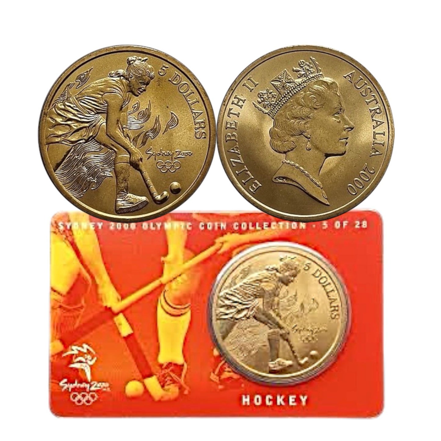 2000 Australia - 5 Dollars - Sydney 2000 Olympics - Hockey