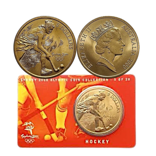 2000 Australia - 5 Dollars - Sydney 2000 Olympics - Hockey