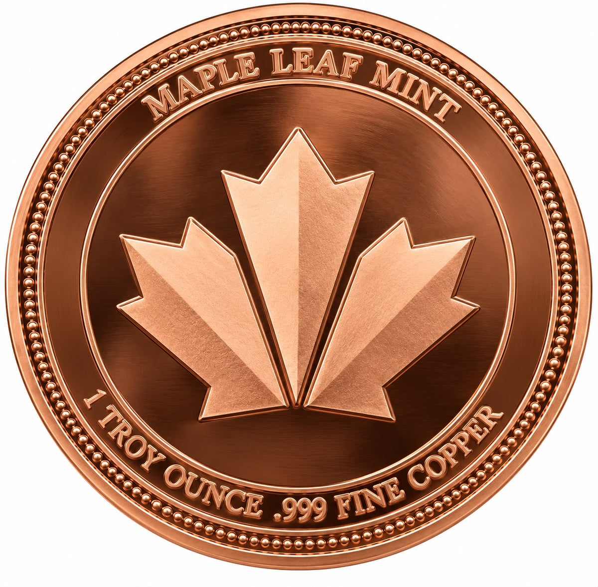 1 Troy oz - Spartan Warrior – Full Copper Round