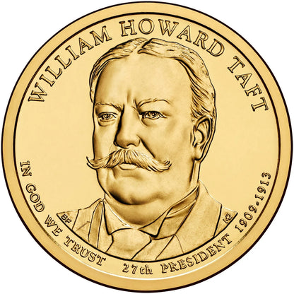 2013 USA -  Presidential Dollar Coin – William Howard Taft