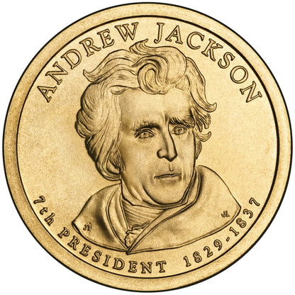2008 USA -  Presidential Dollar Coin – Andrew Jackson