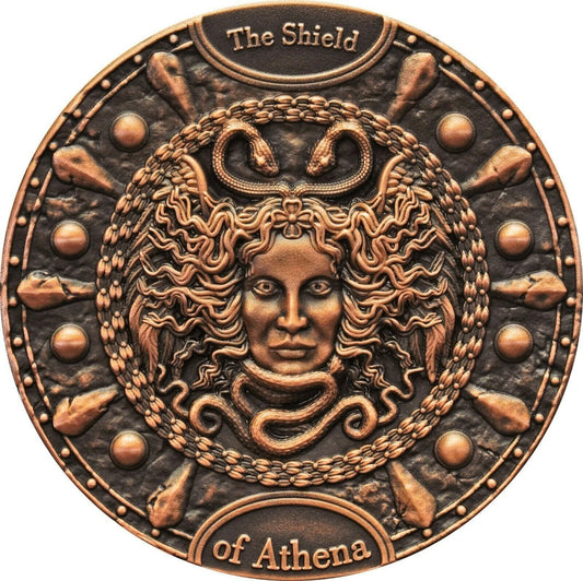 2022 Niue - Shield of Athena 2 Oz Full Silver Coin