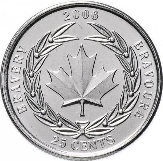 2006 Canada - Medal of Bravery – 25 Cents