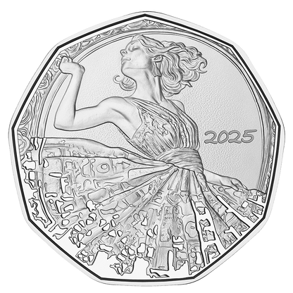 2025 - New Year ‘Dance Yourself Free’ Silver Coin in Original Mint Pack image 1