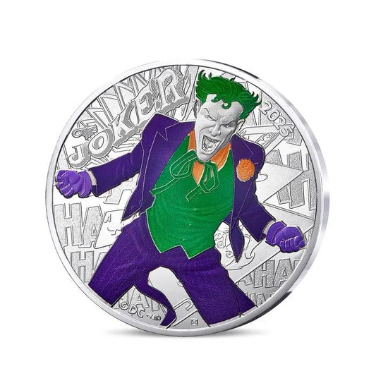 2025 France - DC Comics Series - The Joker 90 Years Color Coin in Original Paris Mint Pack image 0