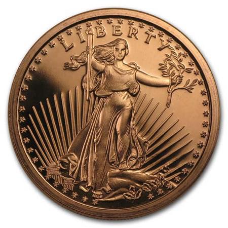 USA - 1 AVDP Oz - American Liberty Icons – 5-Rounds Copper Set