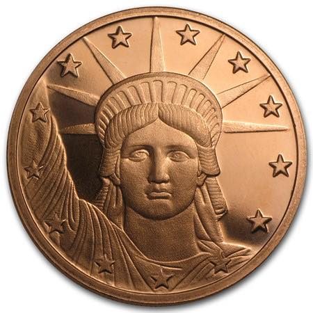 USA - 1 AVDP Oz - American Liberty Icons – 5-Rounds Copper Set