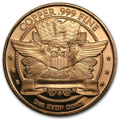 USA - 1 AVDP Oz - American Liberty Icons – 5-Rounds Copper Set