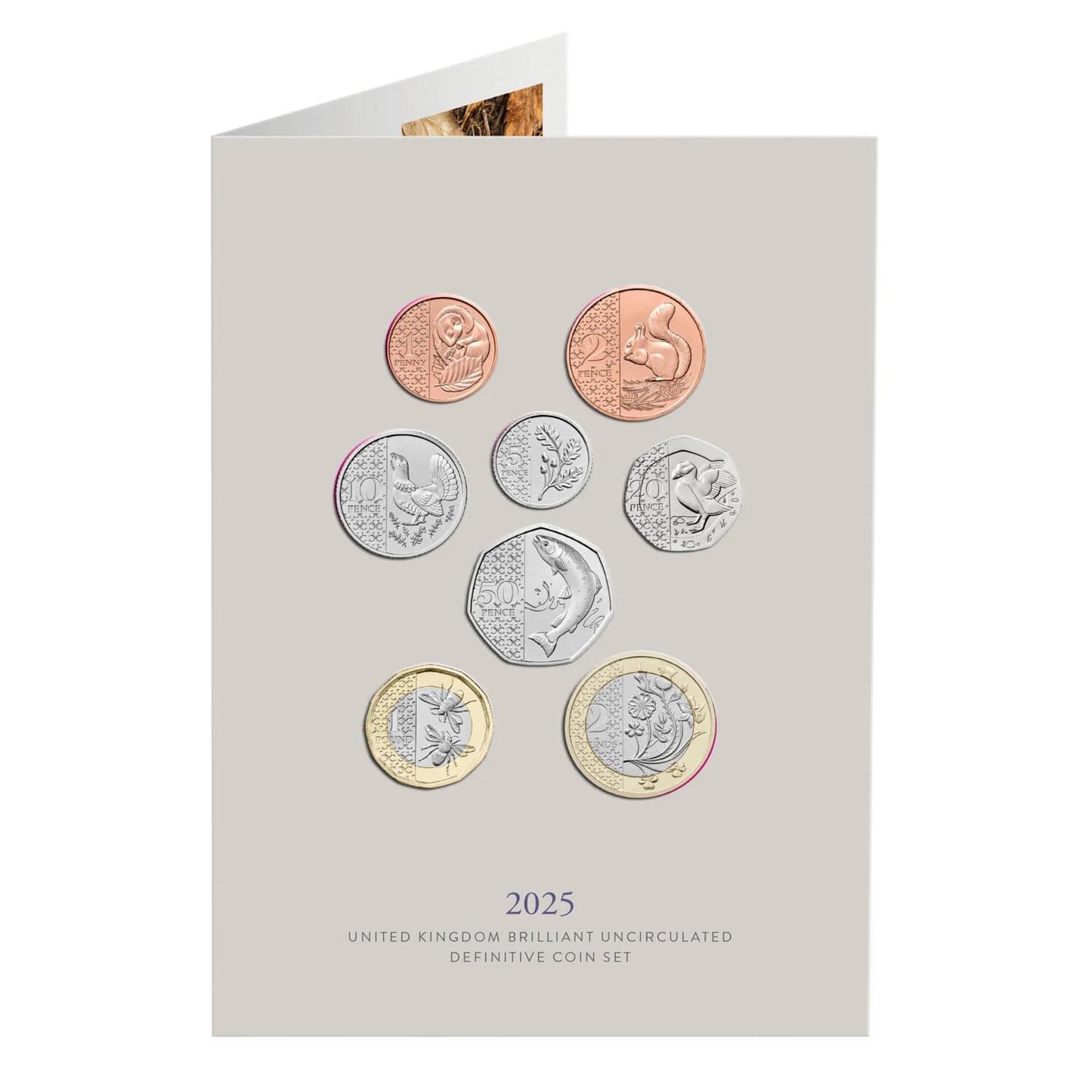 2025 UK - Definitives 8 Coins Set in Original Royal Mint Pack image 9