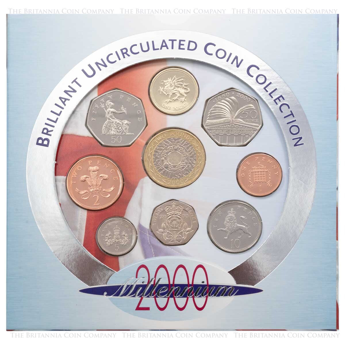 2000 UK - Brilliant Uncirculated Coin Set