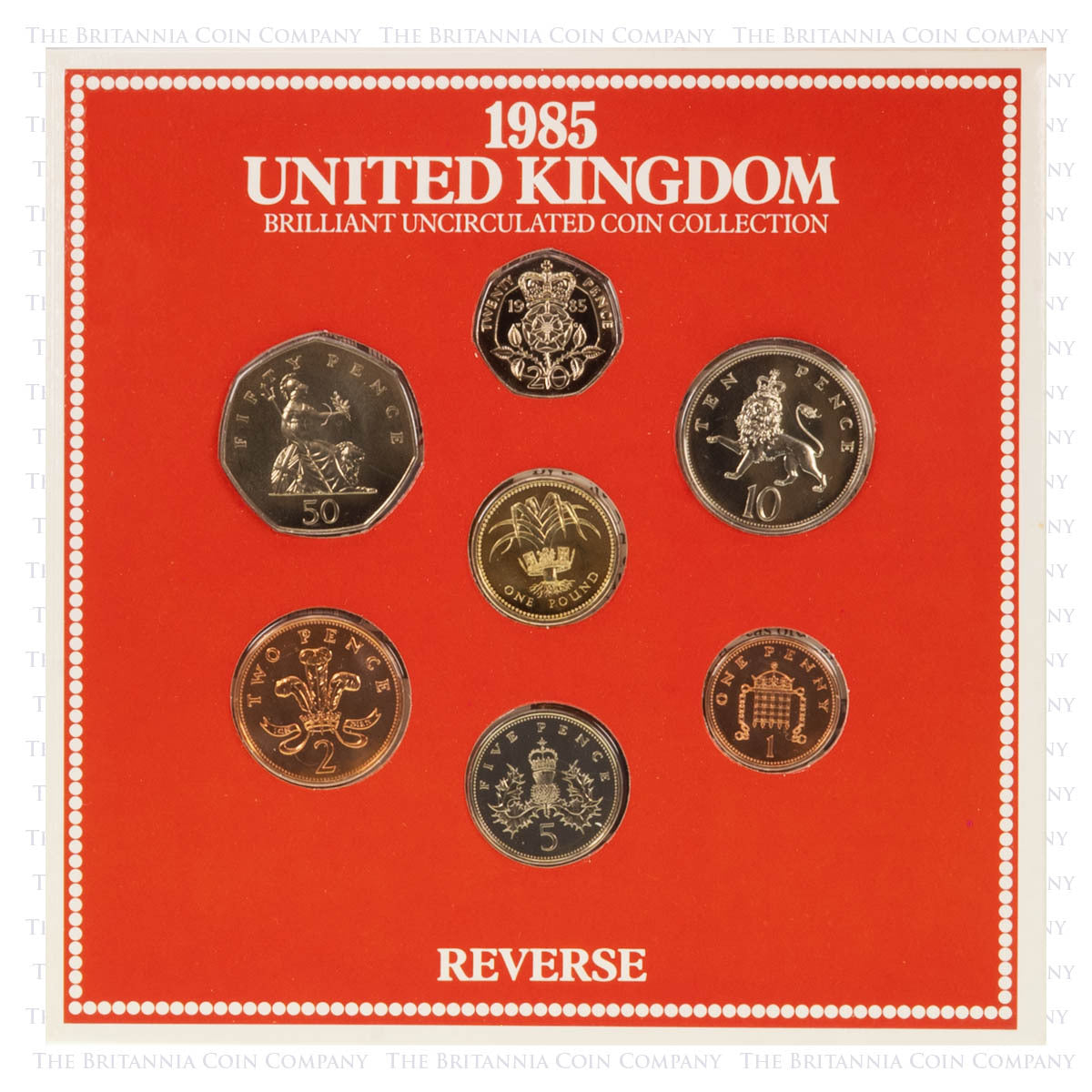 1985 UK - Brilliant Uncirculated Coin Set