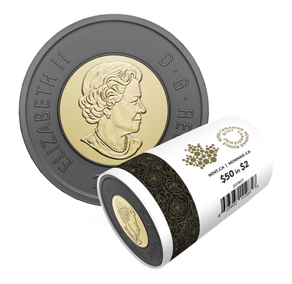 2022 Canada - Honouring Queen Elizabeth Colourized Coin Special Wrap Roll