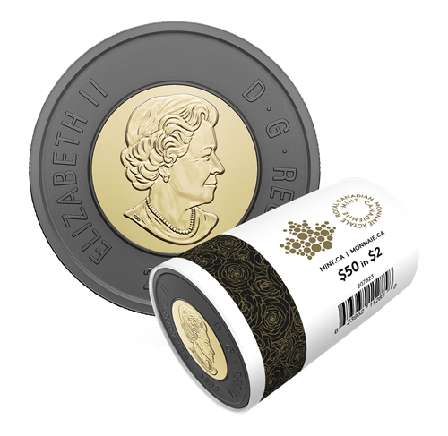 2022 Canada - Honouring Queen Elizabeth Colourized Coin Special Wrap Roll