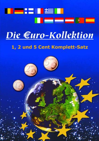 Euro - 1, 2, and 5 Cent - Eurozone “Founding States” Collection