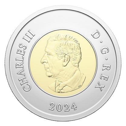 2024 - 100th Anniversary of The Royal Canadian Air Force Colourized Coin Special Wrap Roll image 2