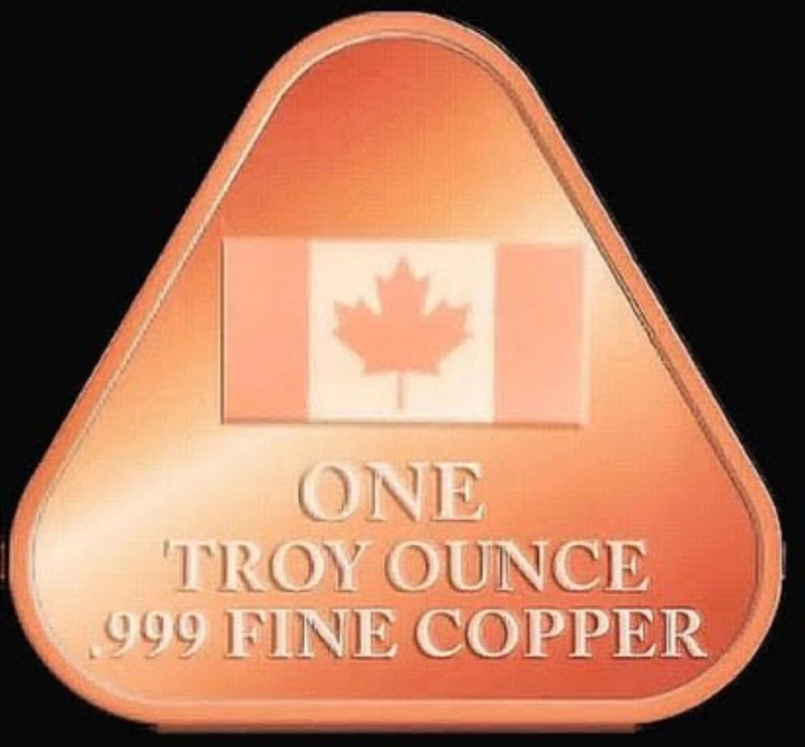 2024 Canada Maple Leaf Colorized 1 AVDP Oz Copper Bar image 2
