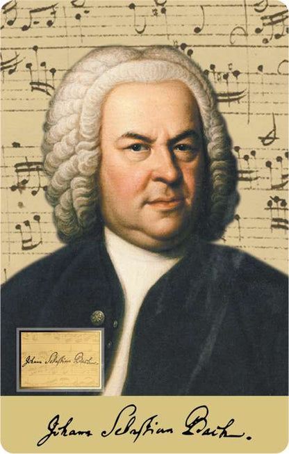 Gabon - 1000 Francs CFA - Johann Sebastian Bach – Gold Coin Card