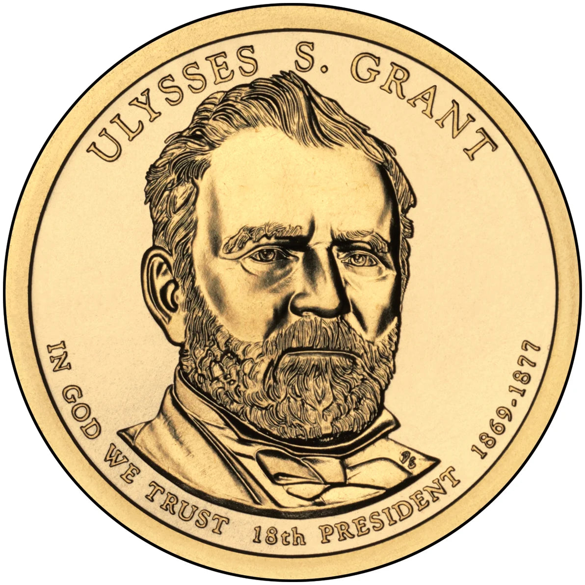2011 USA -  Presidential Dollar Coin – Ulysses S. Grant